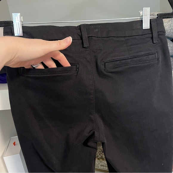 Frank & Eileen Wicklow Italian cropped chino pants | Black | Size 4 - Picture 7 of 9